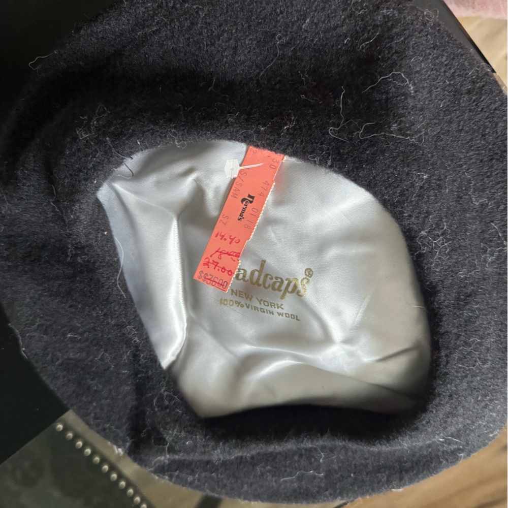 Pendleton Black Wool Hat